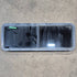 Used Black Radius Opening Window - 60" X 21 1/2" X 1 7/8" - Black Window