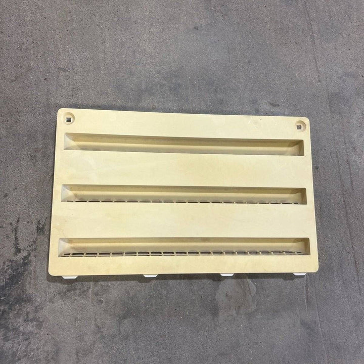 Used Dometic Air Intake Side Refrigerator Vent, Yellowed, No Frame - 3102277.021 - Photo 2