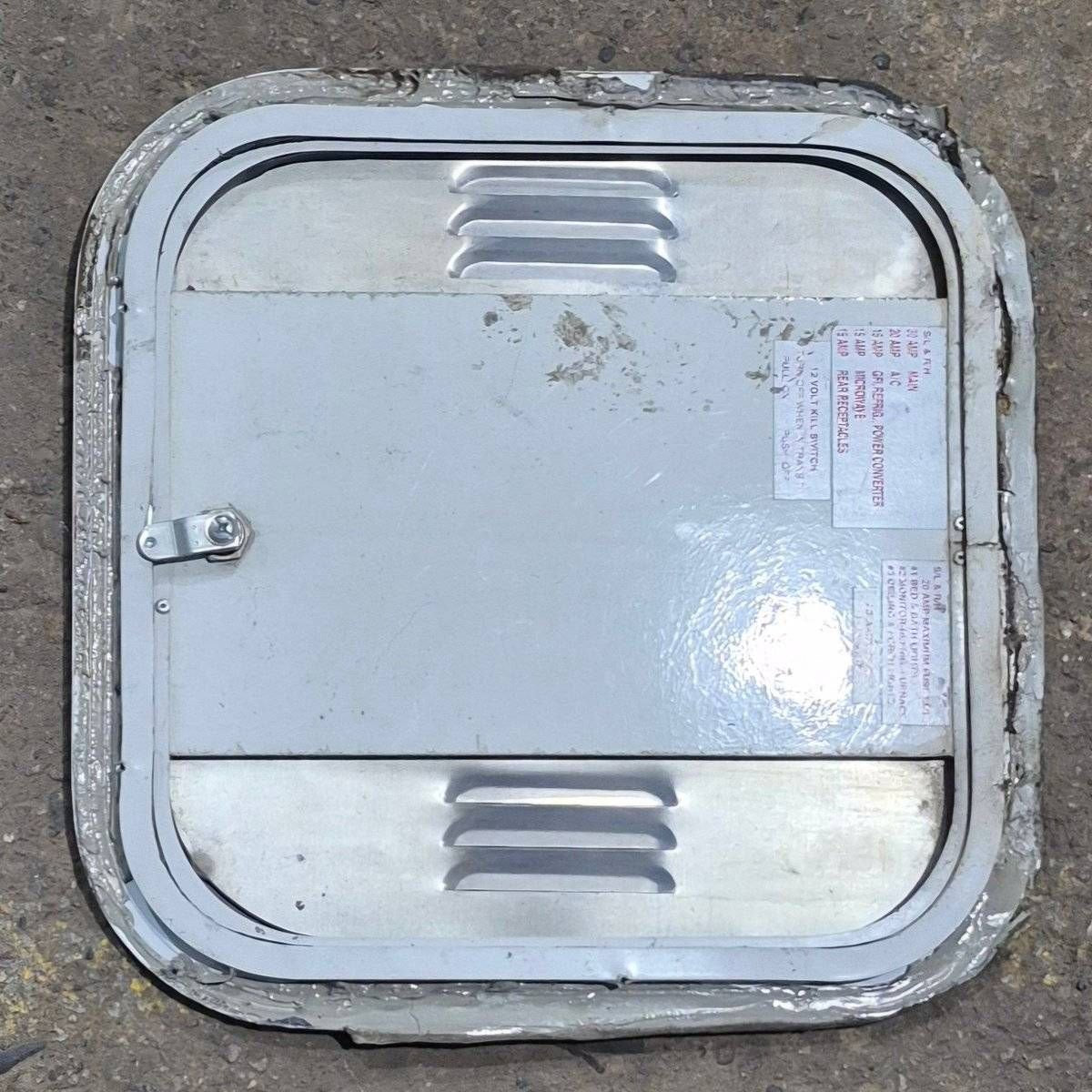 Used Radius Cornered Propane/Battery Door - 14 7/8" X 14 7/8" X 1/2" - Photo 2