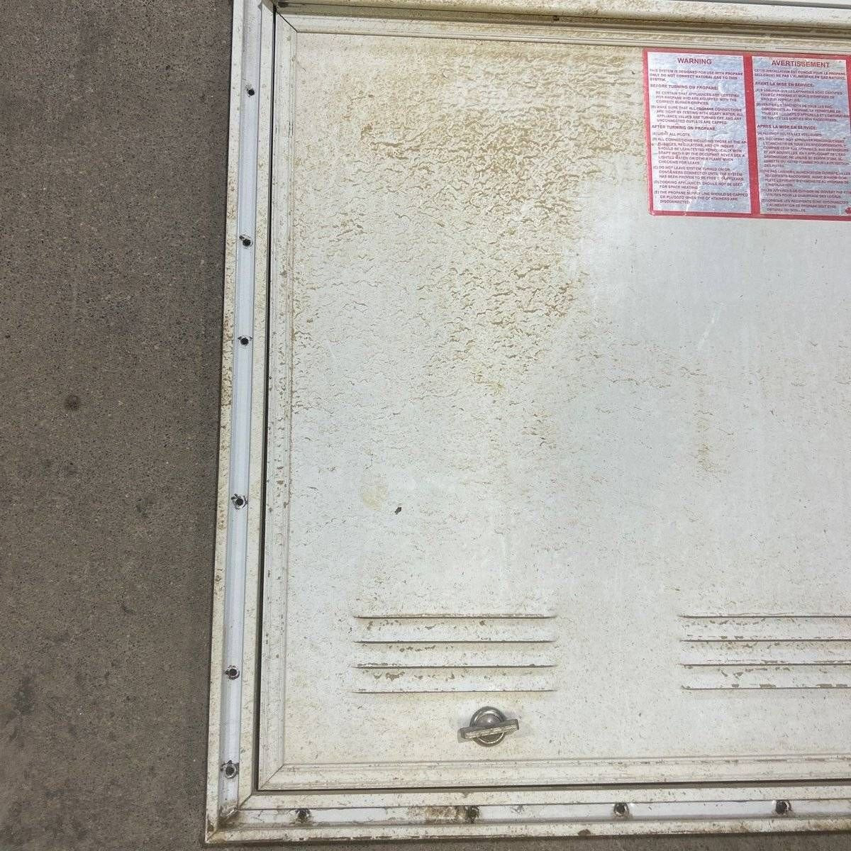 USED Square Corner Propane cargo door - 25.25 X 19.75 X 0.625  - Photo 2