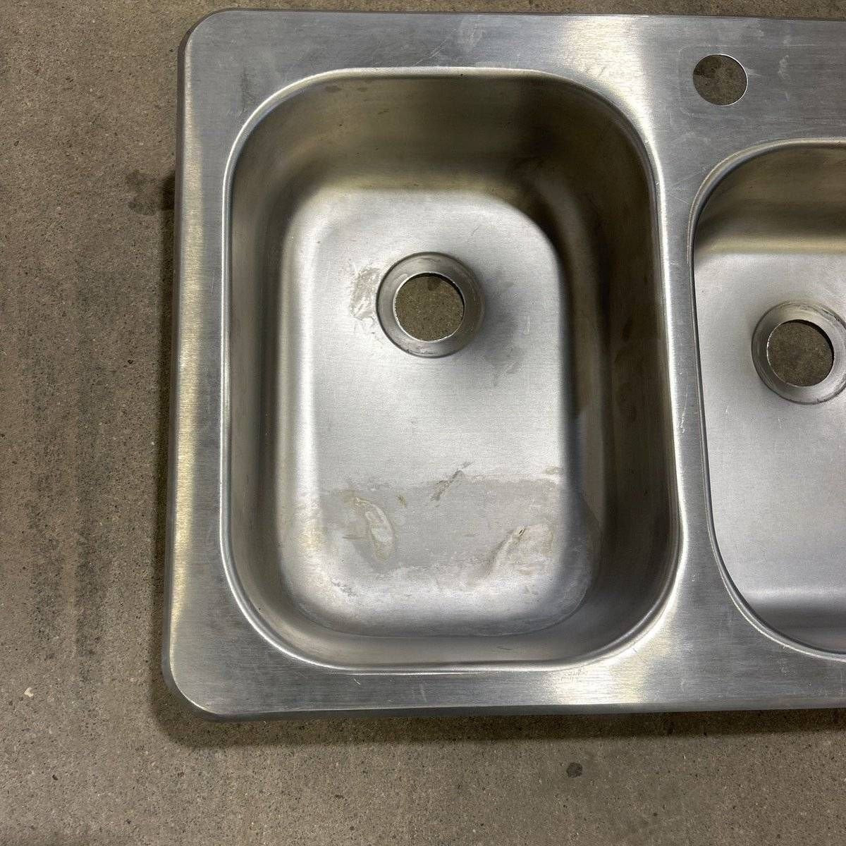 Used Double Kitchen Sink - 24.0