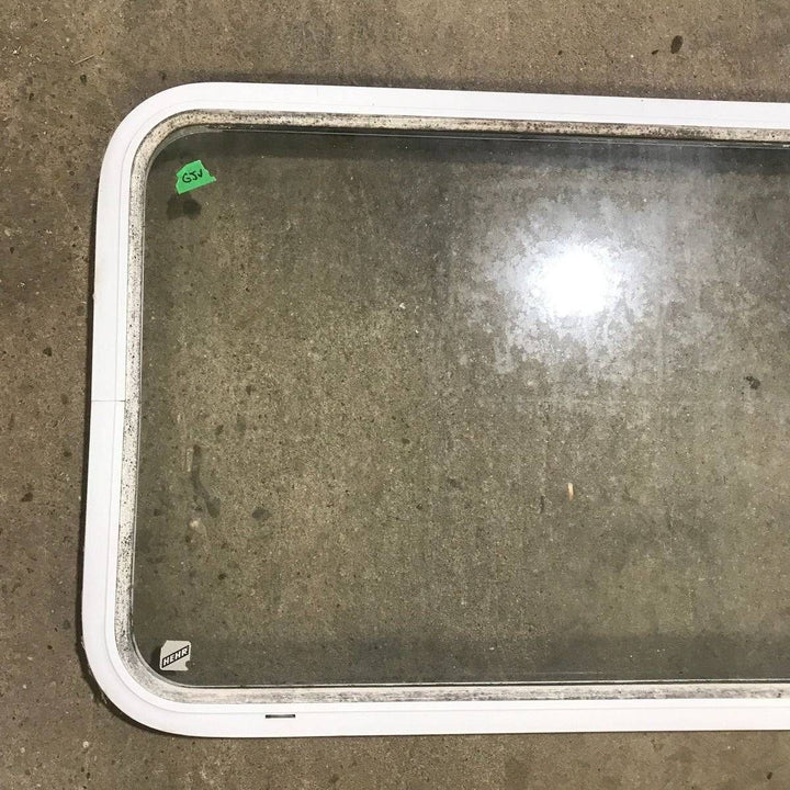Used White Radius Opening Window - 60.25 X 21.75 X 1.875 - Photo 2