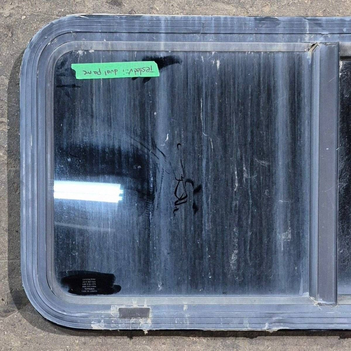Used Black Radius Opening Window - 36 1/8