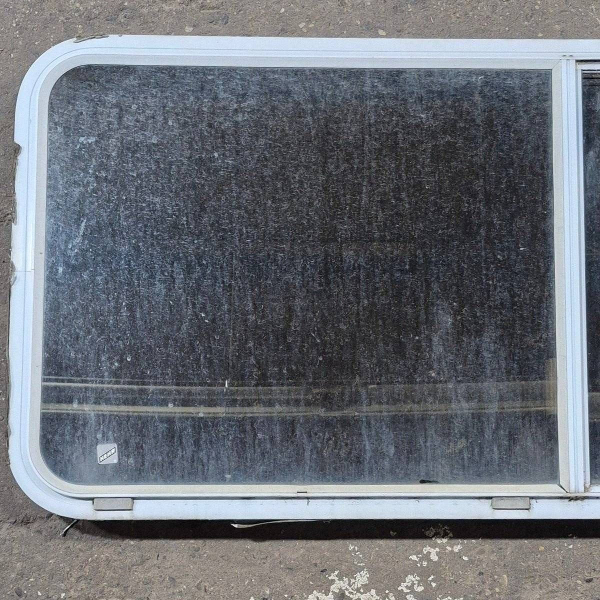 Used White Radius Opening Window - 57 1/4