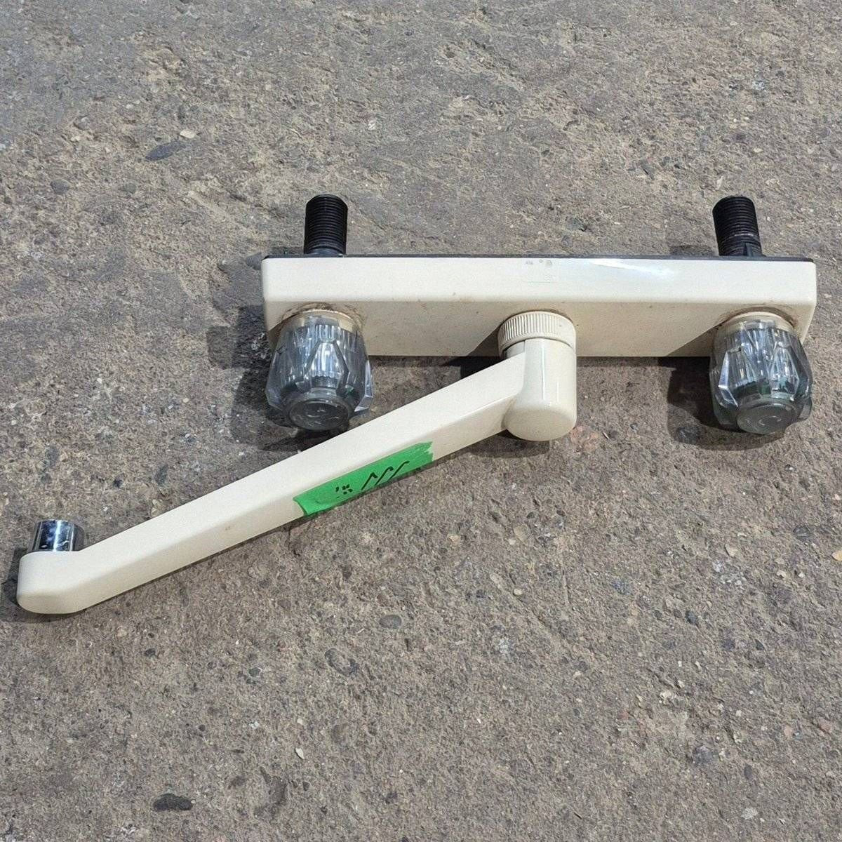 Used 8" Kitchen Faucet, Bone, Smoked Knobs - Photo 3