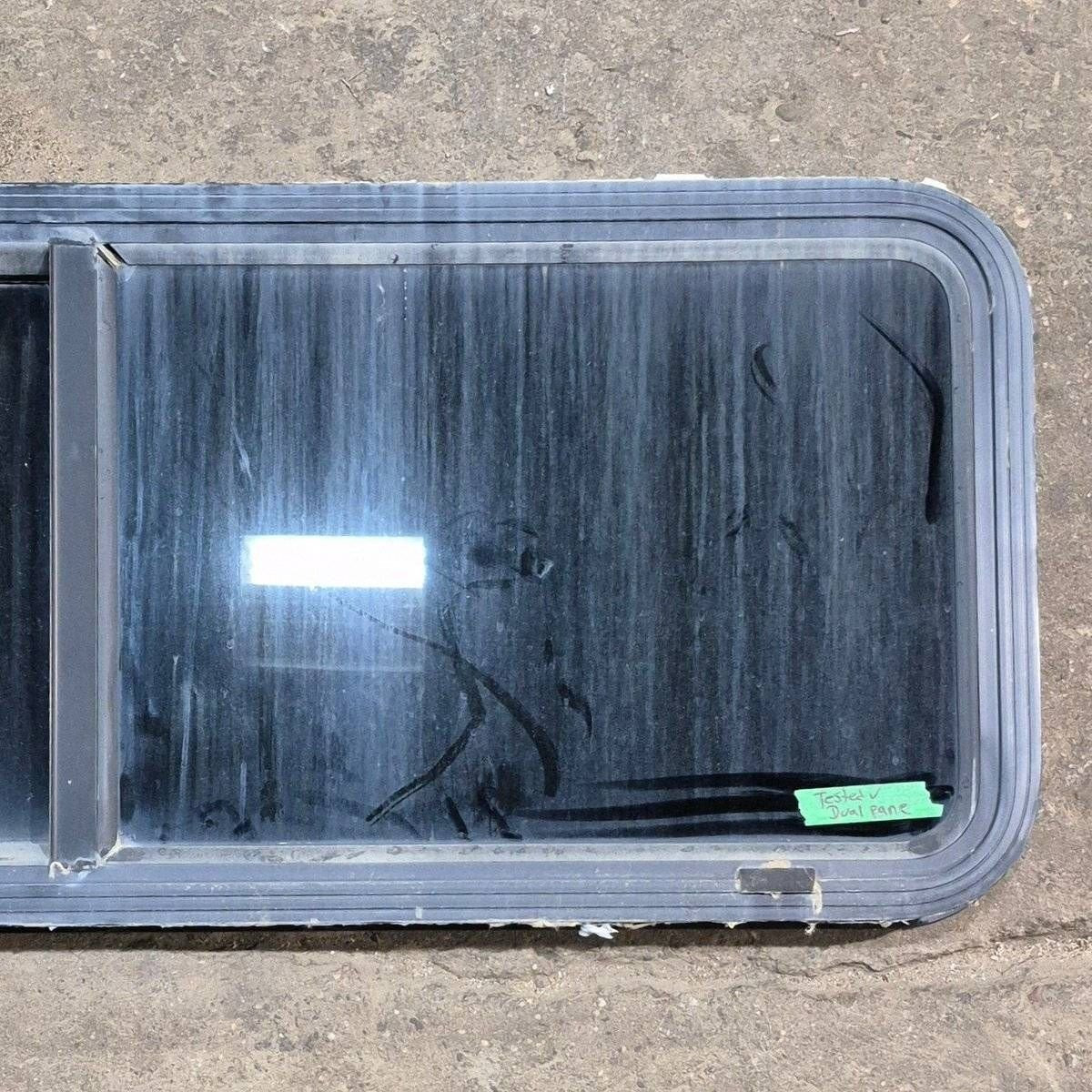 Used Black Radius Opening Window - 47 1/2