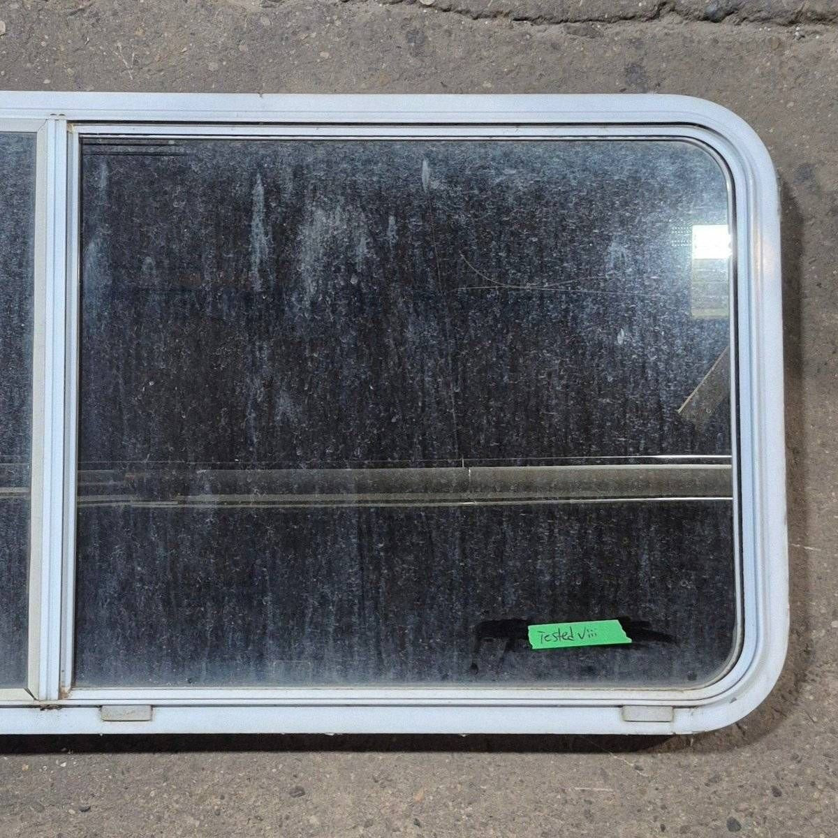 Used White Radius Opening Window - 57 1/4" X 24 1/2" X 2" - Photo 3