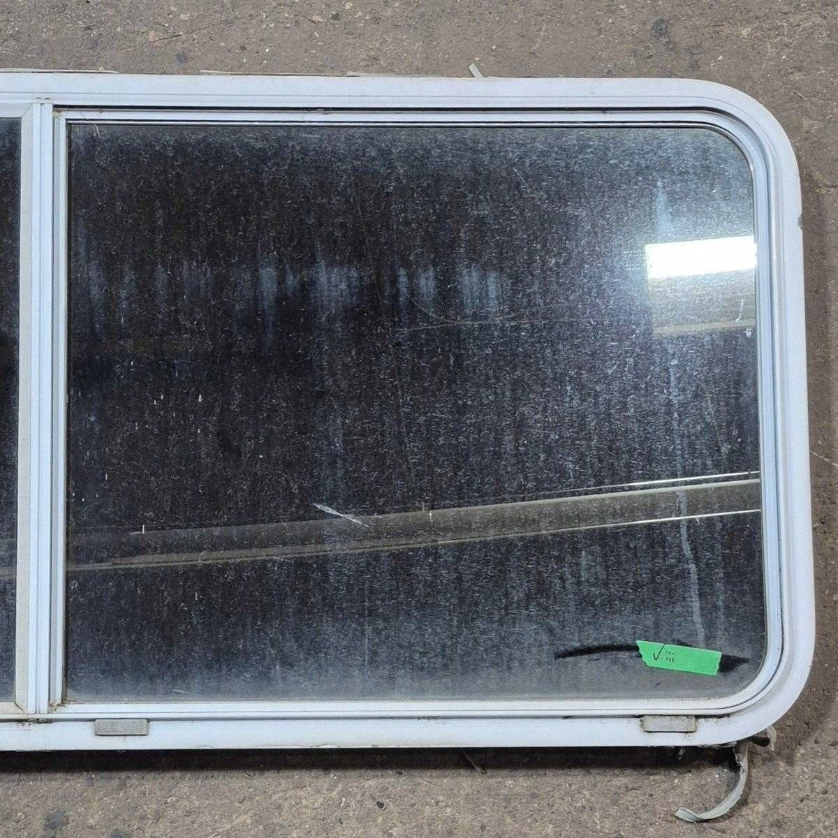 Used White Radius Opening Window - 57 1/4" X 24 1/2" X 2" - Photo 3