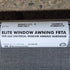 Used Dometic/ A&E Elite Window Awning, White Hardware, 6' - 85062EU.072-B - Photo 3
