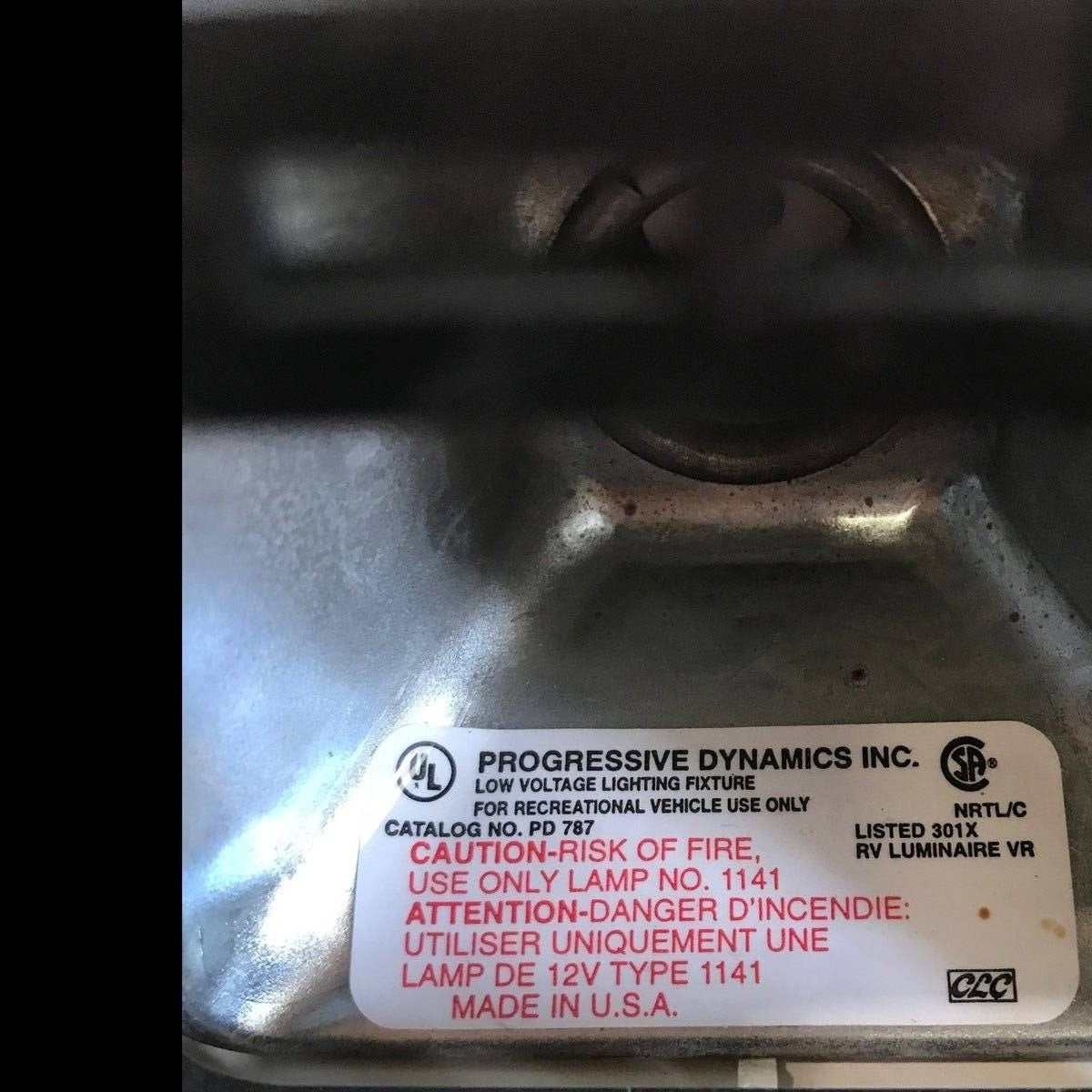 USED RV Interior Bullet/ Reading Light Fixture *SINGLE* RV Luminaire PD787 - Photo 4