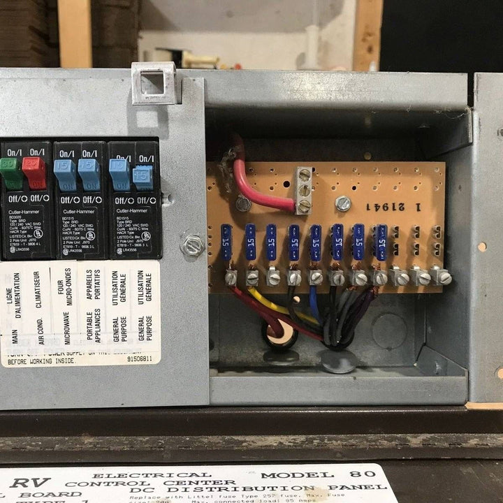 Used 20 AMP MAGNETEK DC Distribution Panel - Model 80 - Photo 4
