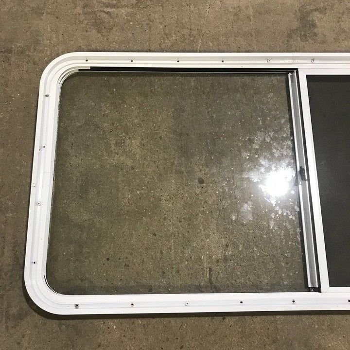 Used White Radius Opening Window - 54.5 X 25.5 X 1.875 - Photo 5