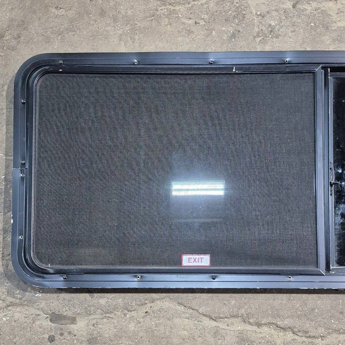 Used Black Radius Opening Window - 60" X 21 1/2" X 1 7/8" - Photo 5