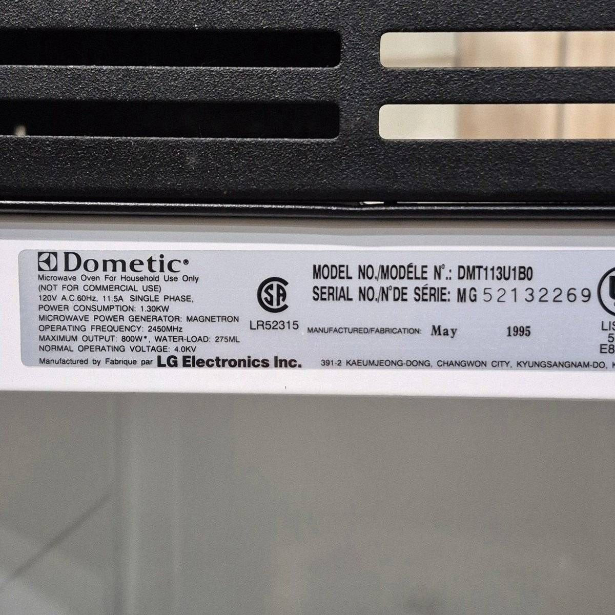 Used Dometic RV Microwave - 23.375