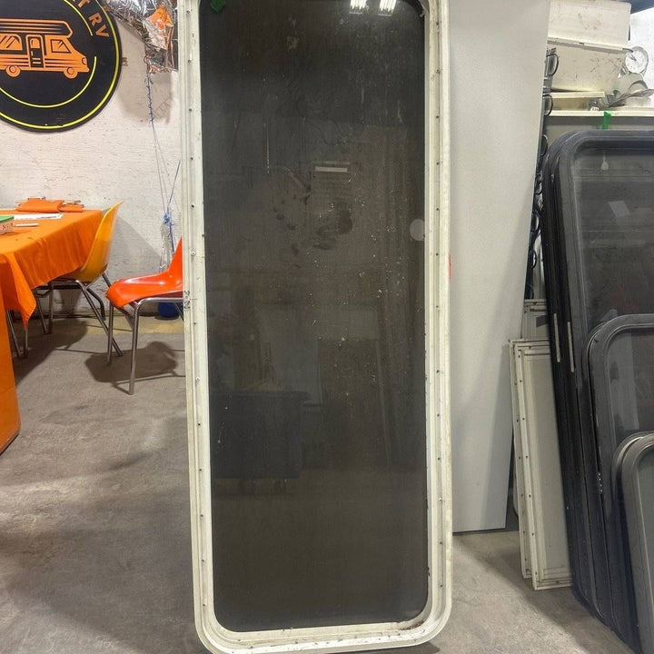 Used White Radius Non Opening Window - 59.5 X 21.5 X 2.25 - Photo 5