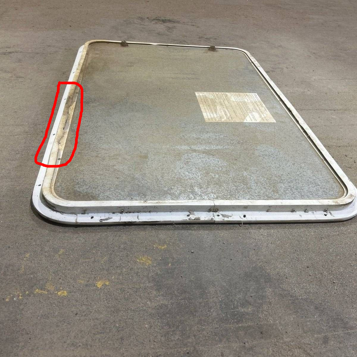 Used Radius Cornered Propane/Cargo Door - 35.75 X 23.75 X 0.75 - Photo 5