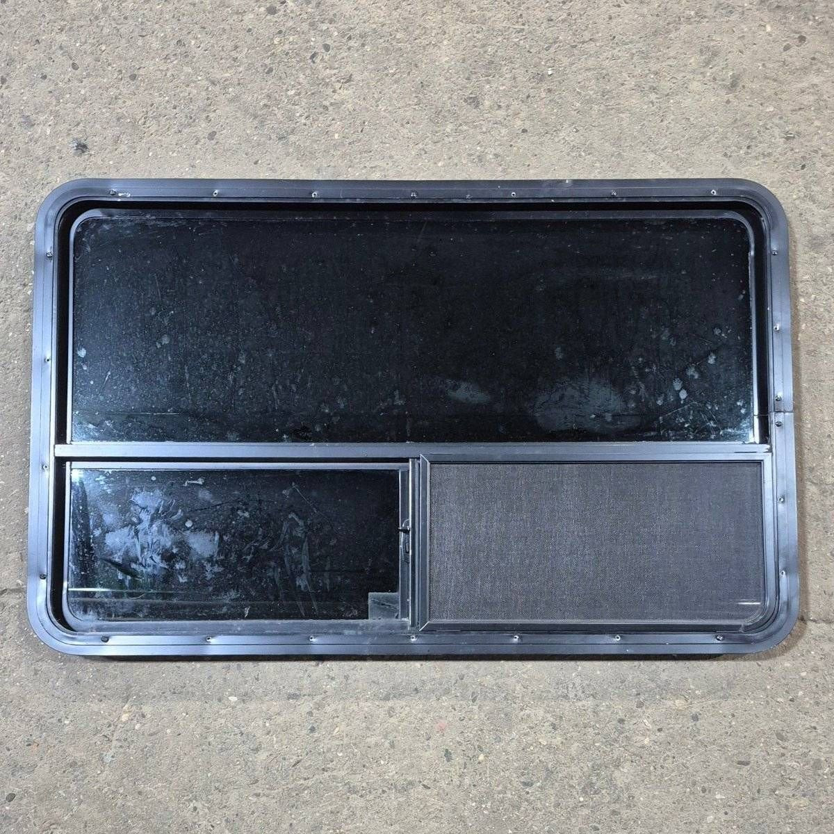 Used Black Radius Opening Window - 48