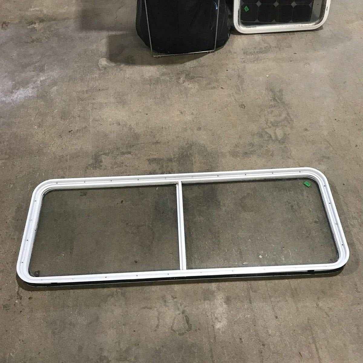 Used White Radius Opening Window - 60.25 X 21.75 X 1.875 - Photo 6