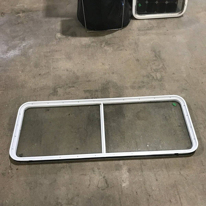 Used White Radius Opening Window - 60.25 X 21.75 X 1.875 - Photo 6