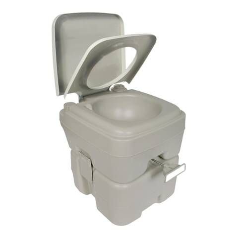 Complete RV Pro Portable Toilet, Hand Pump Flush, 20 L (5.3 Gal), Grey -  N35Z515 - Photo 6