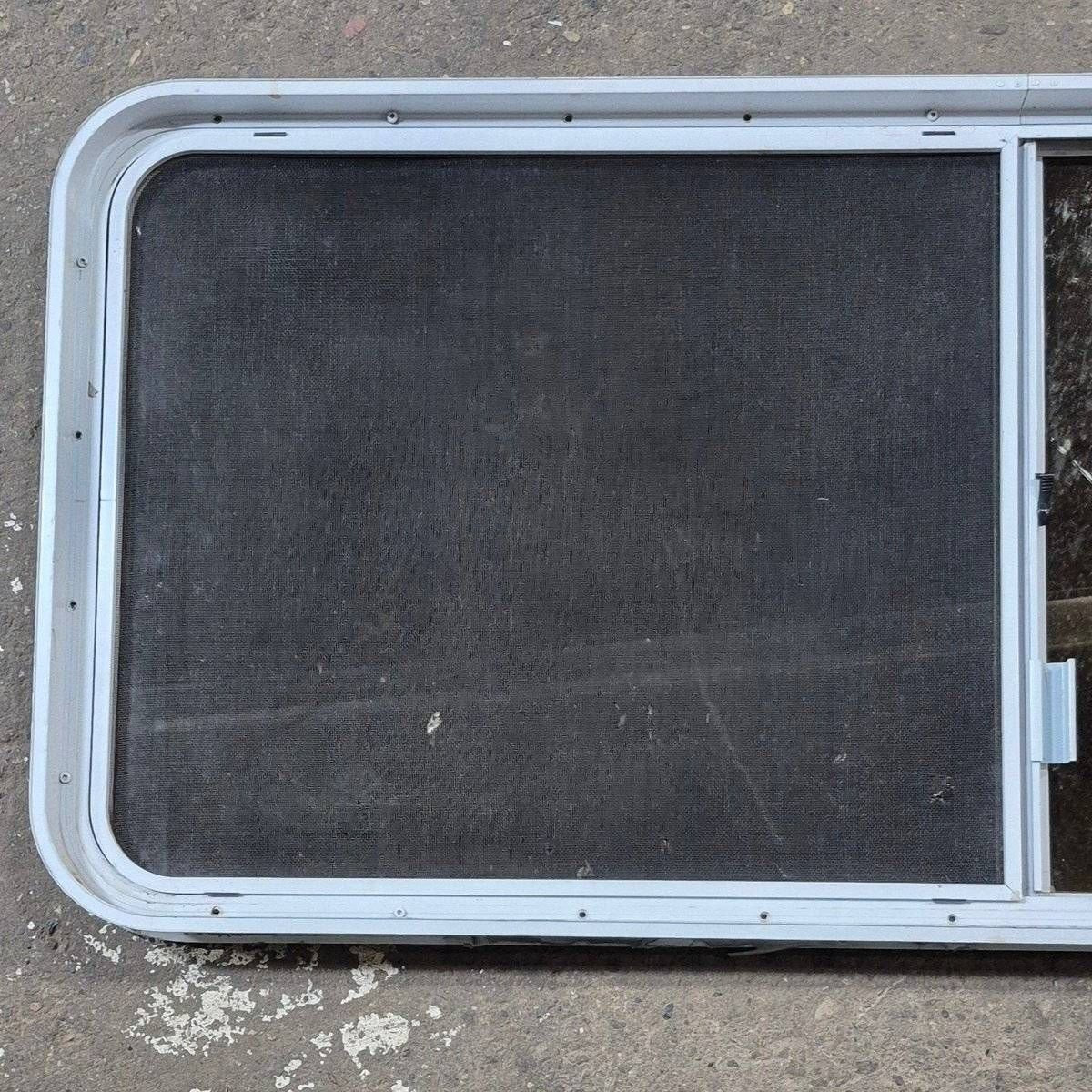 Used White Radius Opening Window - 57 1/4