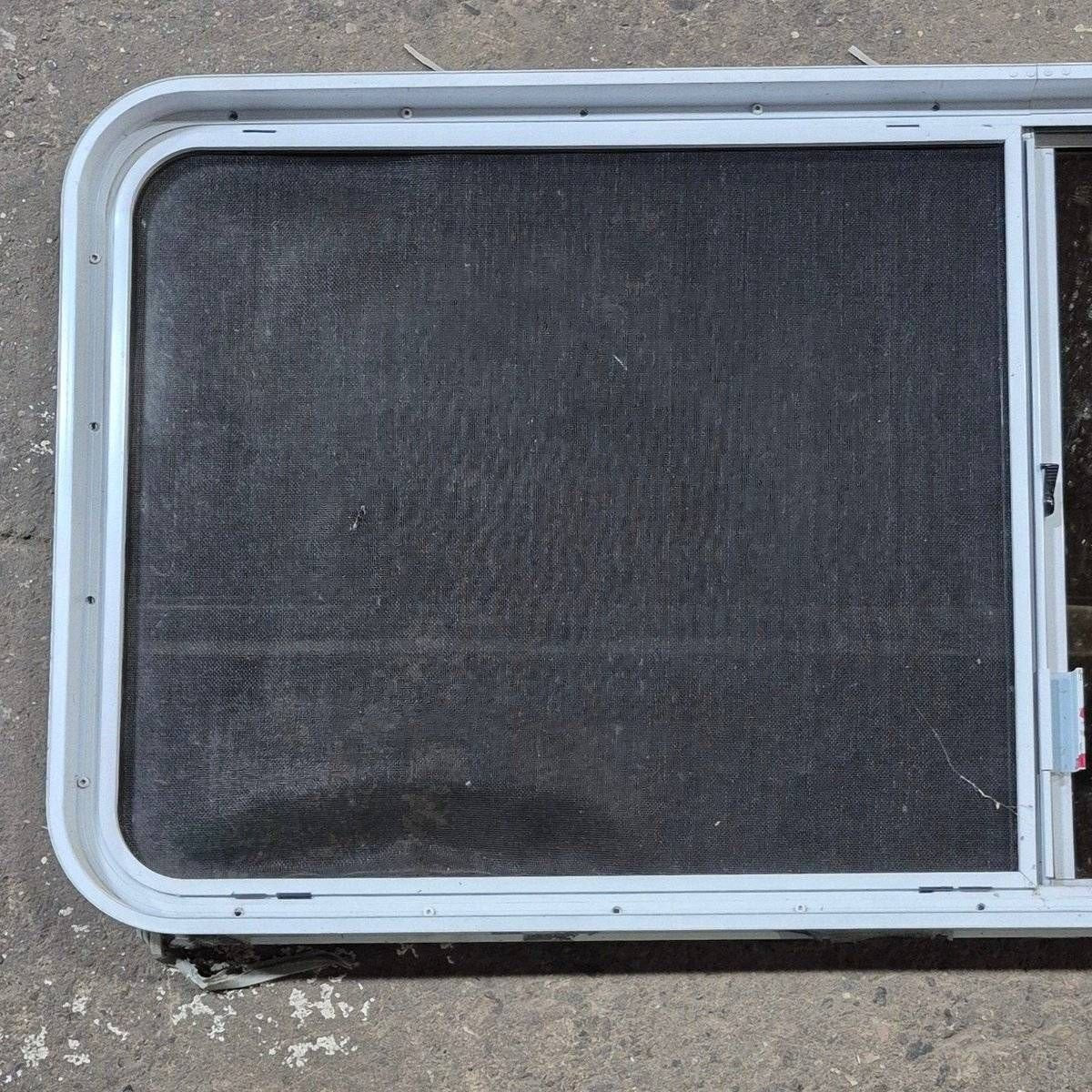 Used White Radius Opening Window - 57 1/4