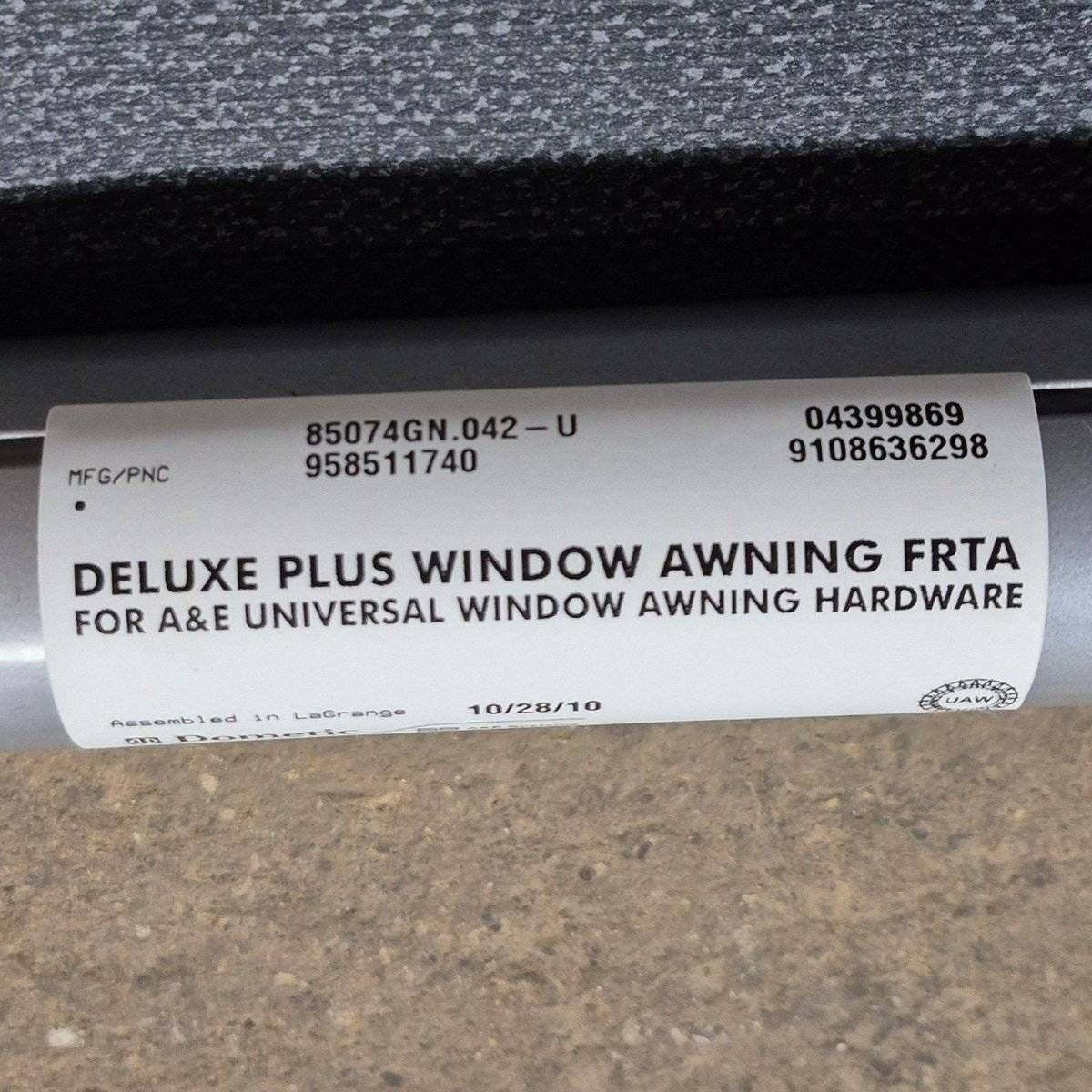 Used Dometic/ A&E Deluxe Plus Window Awning, Black Hardware, 3' - 85074GN.042 - Photo 6