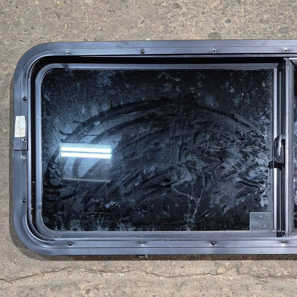 Used Black Radius Opening Window - 47 1/2" X 17 1/2" X 1 7/8" - Photo 6