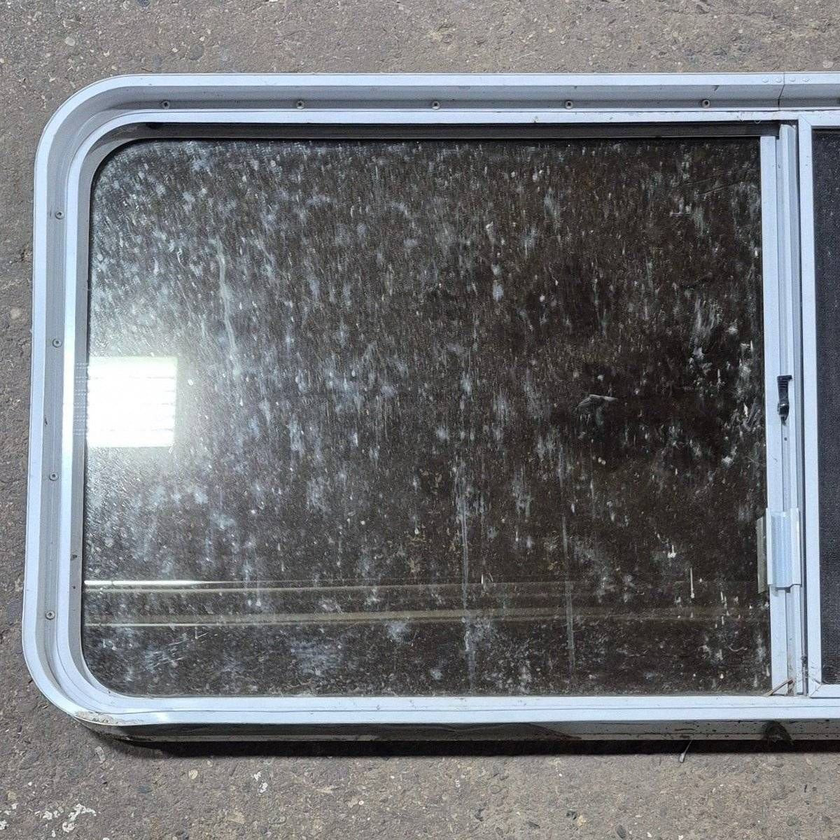 Used White Radius Opening Window - 57 1/4