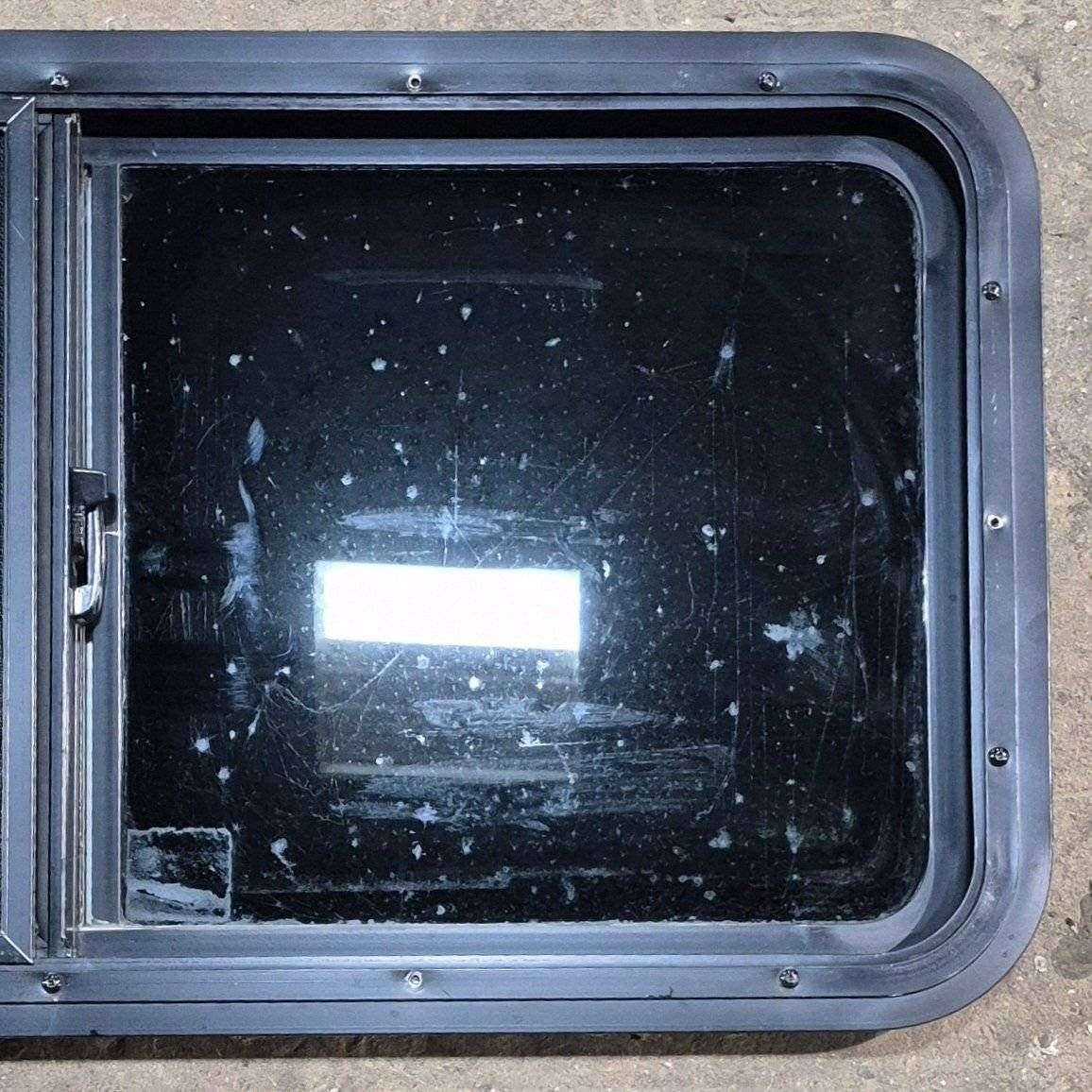 Used Black Radius Opening Window - 36 1/8" X 17 1/2" X 1 7/8" - Photo 7