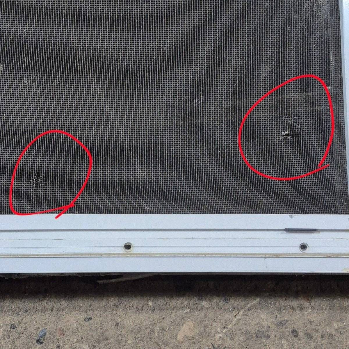 Used White Radius Opening Window - 57 1/4