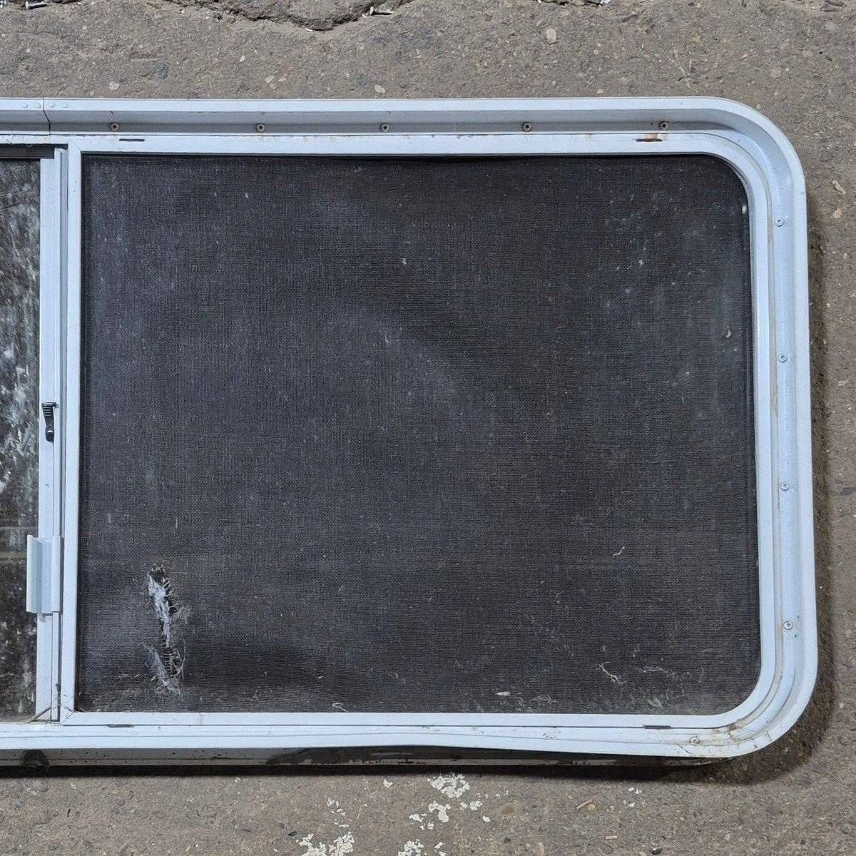 Used White Radius Opening Window - 57 1/4