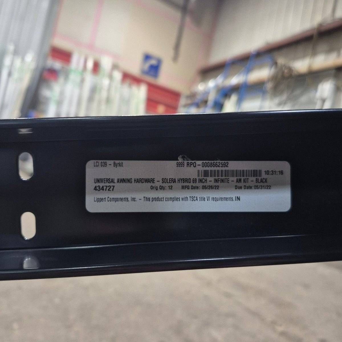 Used Lippert Awning Arm, Drive (Front), Black, 69