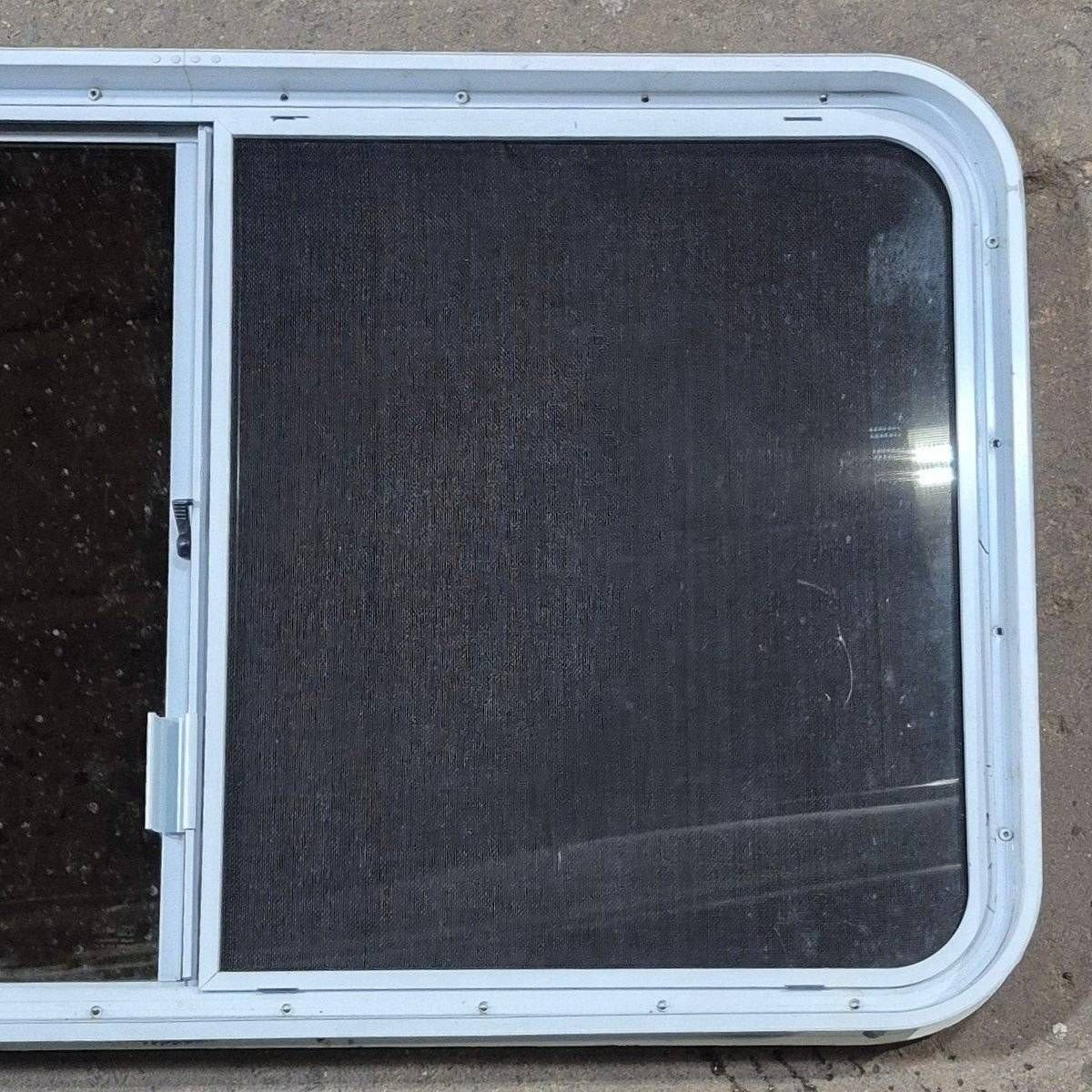 Used White Radius Opening Window - 42 5/8