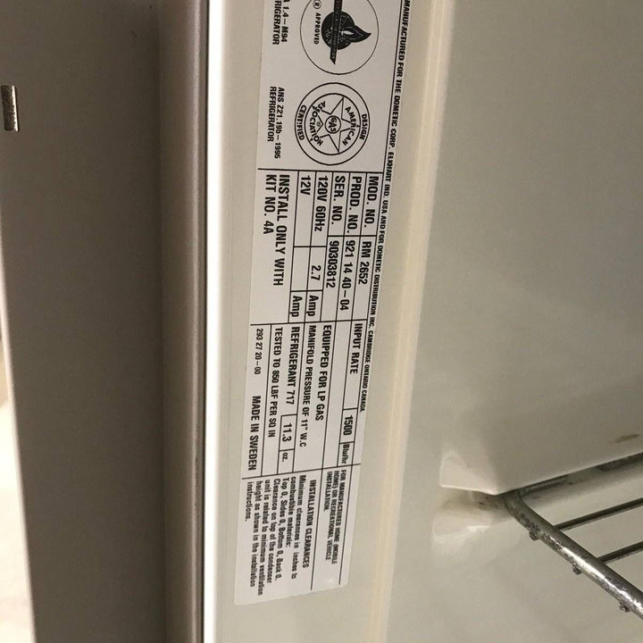 Used Complete Dometic Fridge, 2-Way - RM2652 - Photo 8