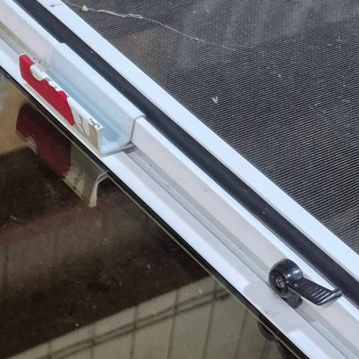 Used White Radius Opening Window - 57 1/4
