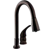 Dura Faucet DF-NMK503-VB Pull-Down Kitchen Faucet, Venetian Bronze