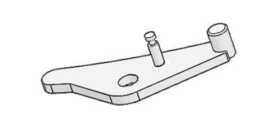 pullrite 120102 Fifth Wheel Trailer Hitch Replacement Lock Lever Assembly *SPECIAL ORDER* - Young Farts RV Parts