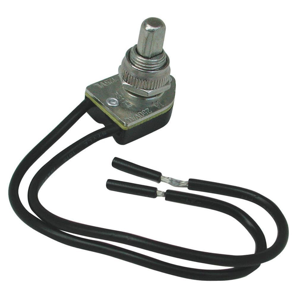 PUSH BUTTON ON/OFF 6" LEA - Young Farts RV Parts