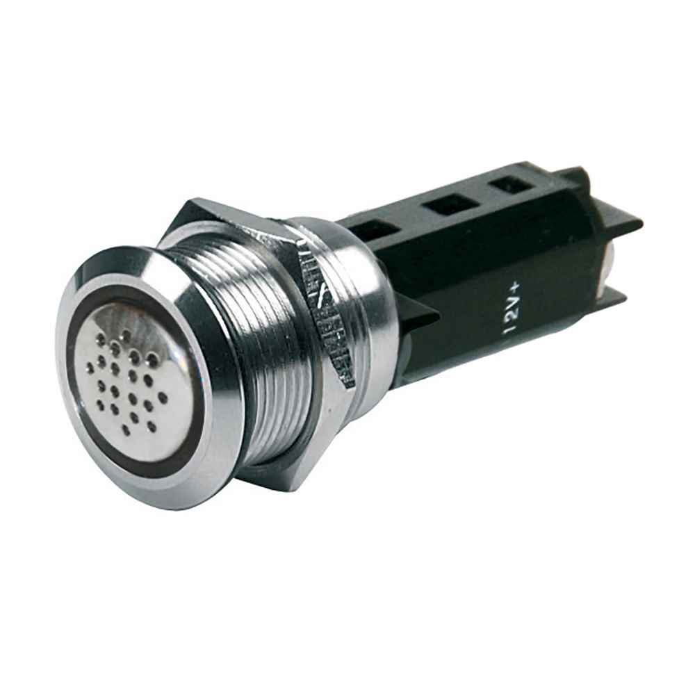 Push - Button Switch 12V Buzzer - Red LED - Young Farts RV Parts
