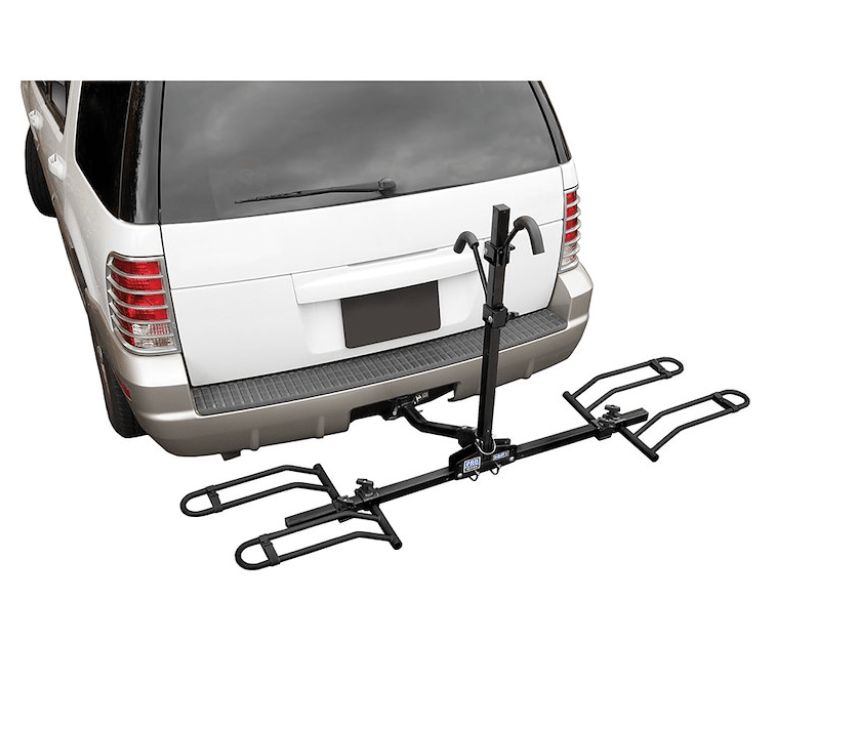 Q - Slot 2 Bike Carrier Rail Rack w/Tilt 1 - 1/4" Mount - Young Farts RV Parts
