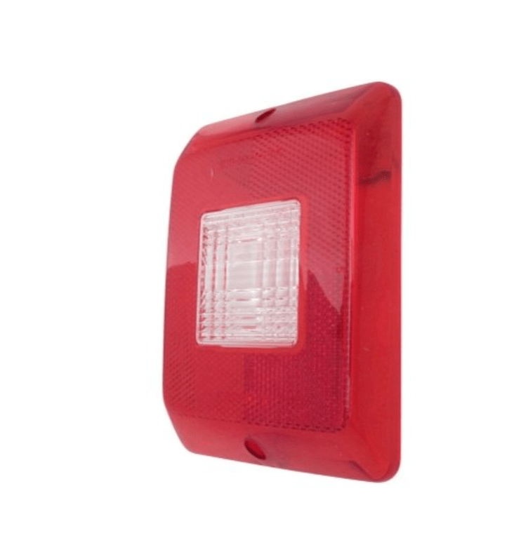 Red tail light lens SAE - AR - DOT - P2 - 85 - DOT Bargman - Young Farts RV Parts