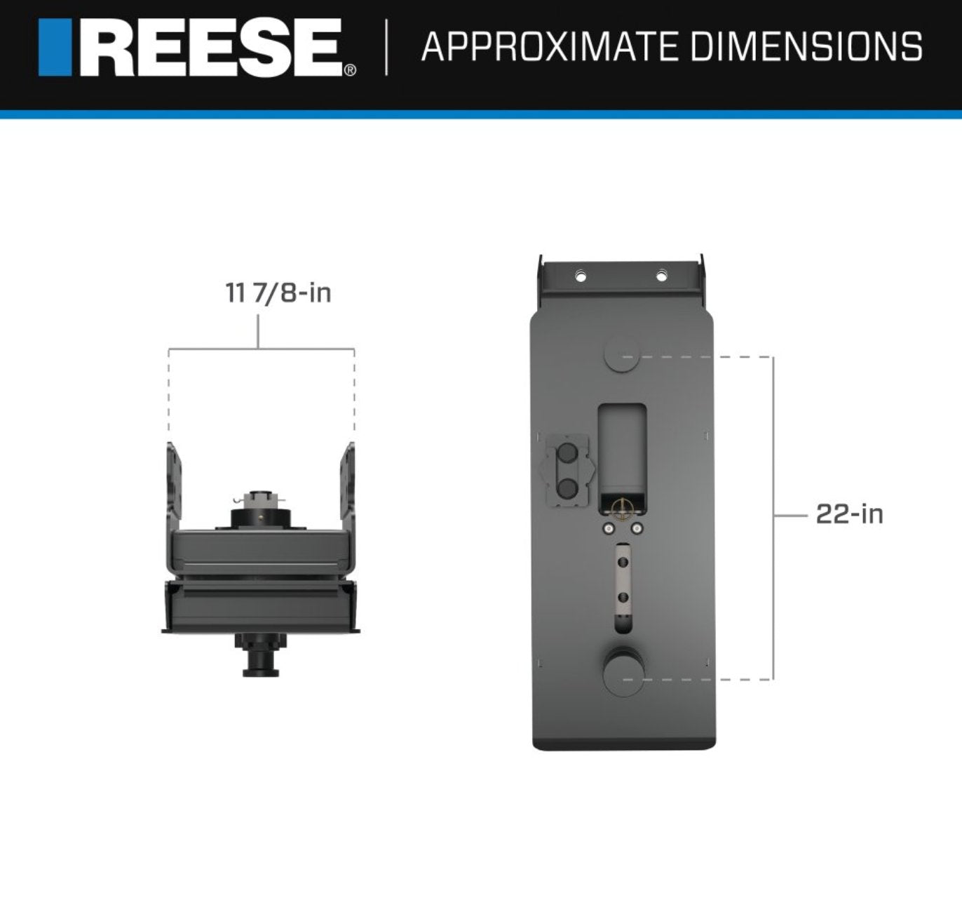 Reese 69220 Fifth Wheel Trailer Hitch Pin Box - Young Farts RV Parts