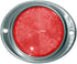 Reflector Peterson Mfg. V472R Red Lens; 3" Round; Aluminum Housing - Young Farts RV Parts
