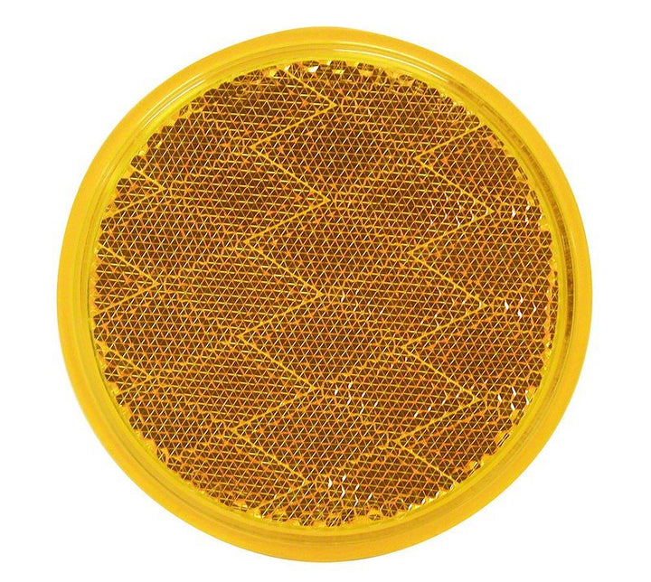 Reflector Peterson Mfg. V475A Quick Mount; Amber Lens; 3 - 3/16" Round; Without Housing - Young Farts RV Parts