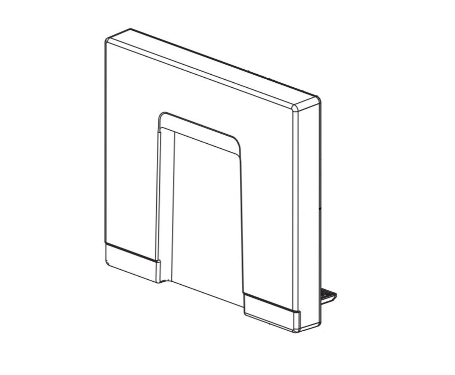 Refrigerator Door Norcold 691877 Replacement For Norcold N1152 Model Refrigerator; Flip - Down Type; Freezer - Young Farts RV Parts