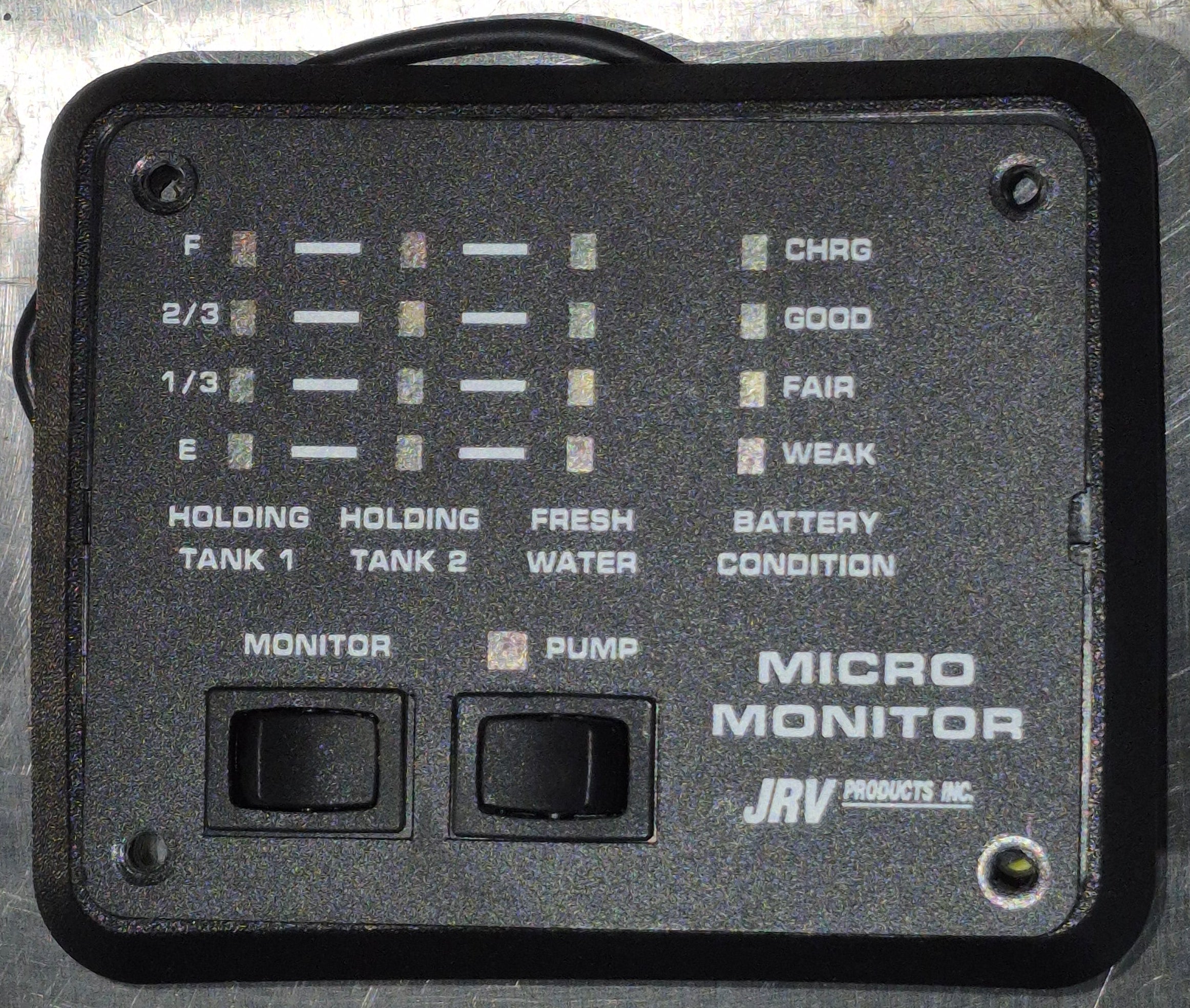 Used JRV Tank Monitor System Panel