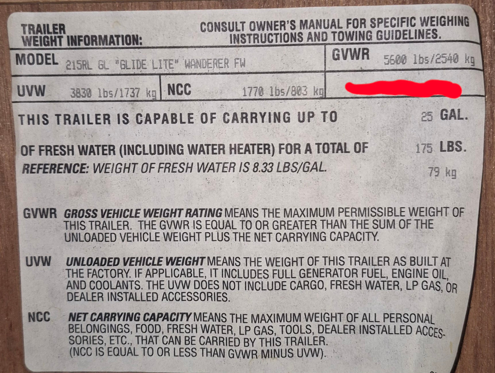 Trailer Frame FIFTH WHEEL