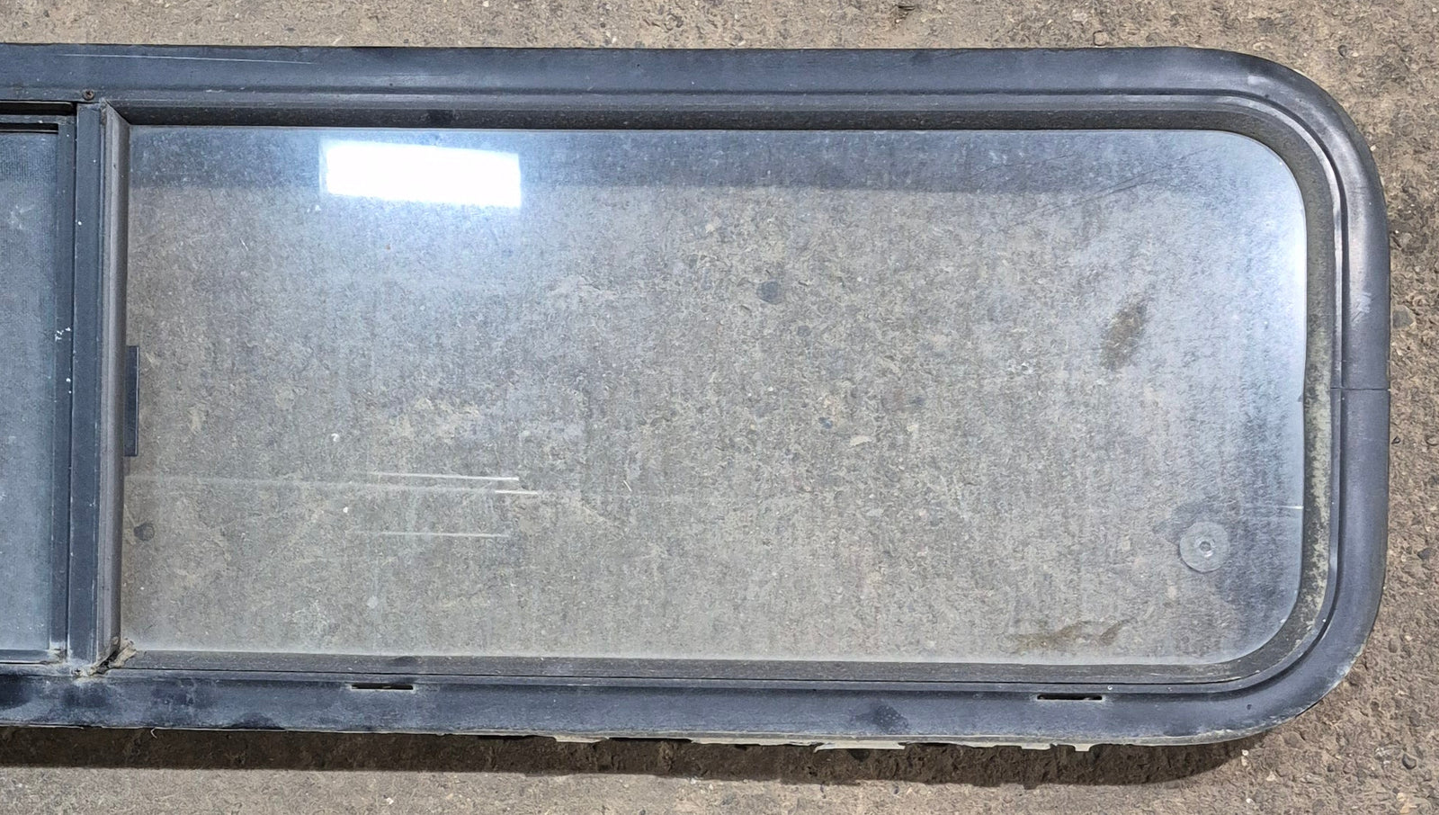 Used Black Radius Opening Window : 59 1/4