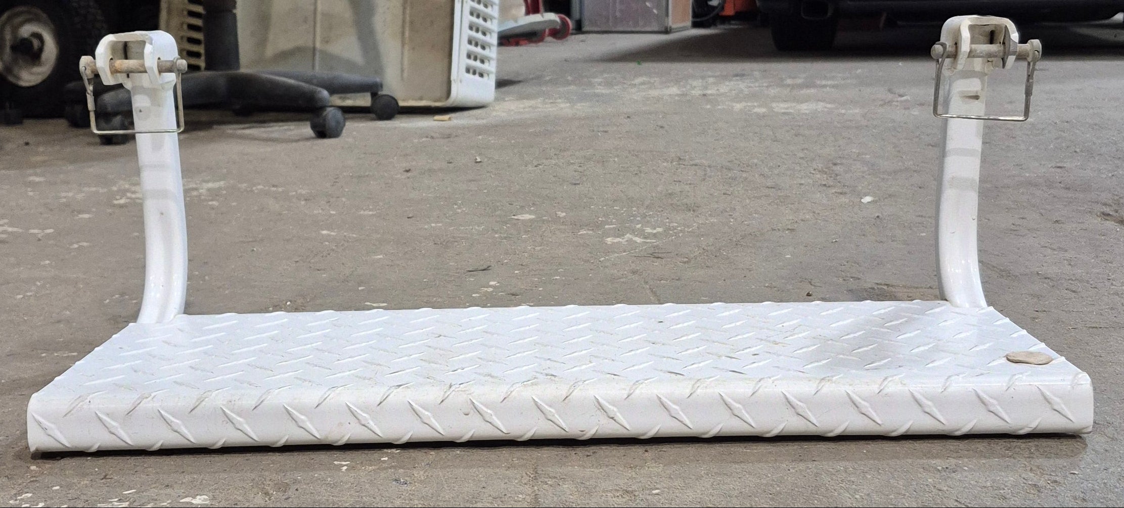 Used Truck Camper Folding Bumper Step - Young Farts RV Parts